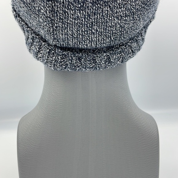 Levi’s Hat Knit Beanie One Size Blue/White Unisex Soft Fleece Lined - Picture 6 of 9